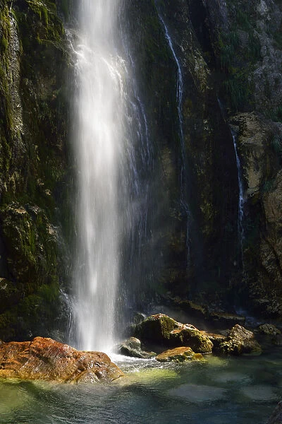 Grunas Waterfall, Theth National Park, Albanian Alps, Albania, The Balkans, Europe