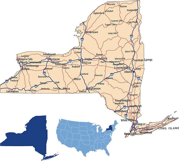 New York road map