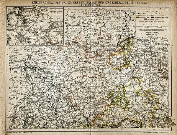 Westphalia, Hesse-nassau and Grand Duchy of Hesse Rhine Province