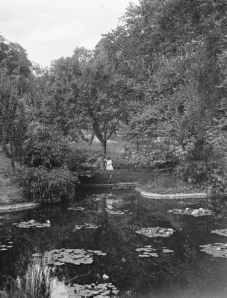 The lake at Oakhill. 1928
