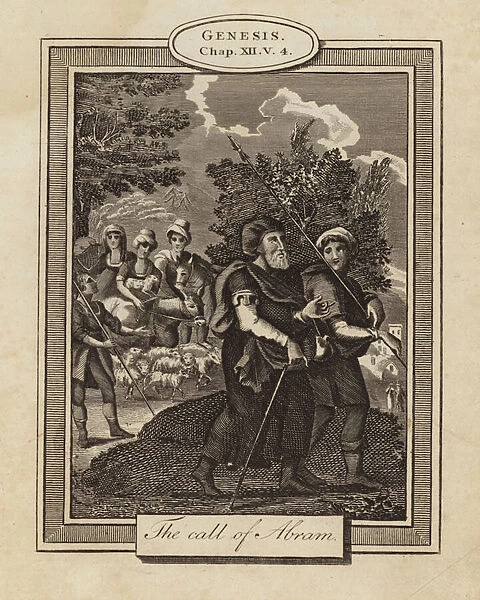 The call of Abraham (engraving)