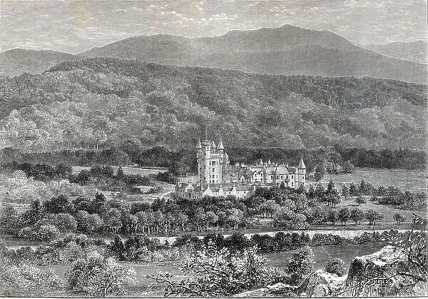 Balmoral, from Leisure Hour, 1888 (engraving)