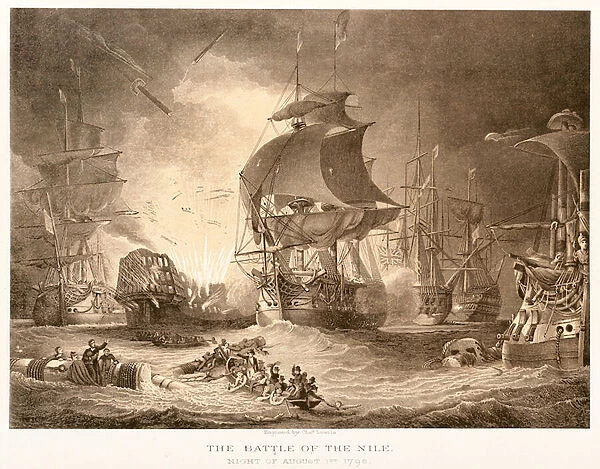 The battle of the Nile (engraving)
