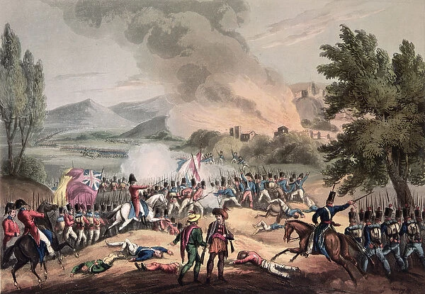 Battle of Pombal, 12th March 1811, engraved by Thomas Sutherland (b. c. 1785)