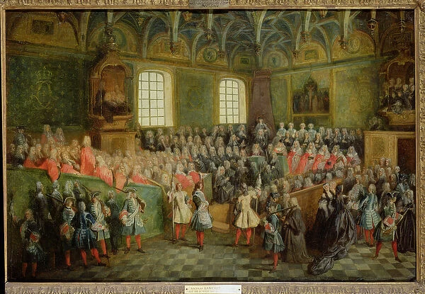 Bed of Justice Held in the Parliament at the Majority of Louis XV (1710-74), 22nd February 1723