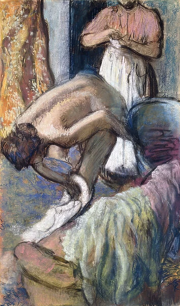 Breakfast after the Bath (Young Woman Drying Herself), c