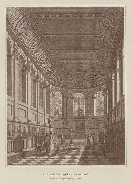 The Chapel, Queens College (engraving)