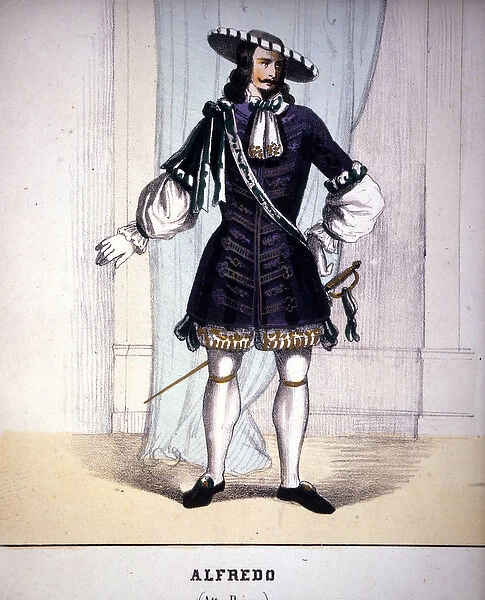 Character of Alfredo Germont in 'La Traviata'by Giuseppe Verdi
