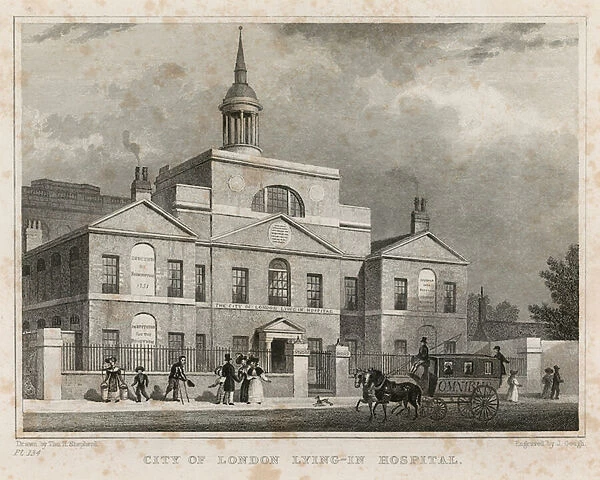 The City of London Lying-in Hospital (engraving)