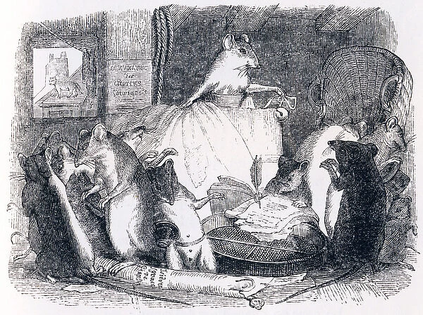 Council held by the rats (Conseil tenu par les rats) - Fables by La Fontaine