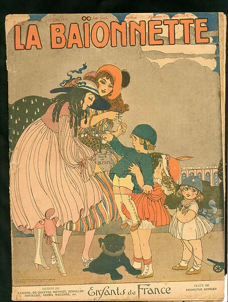 Cover of 'La Baionnette', Satirical en Colours