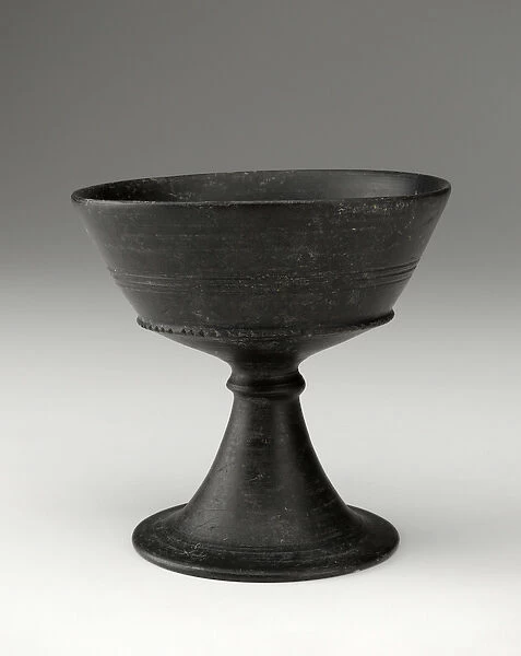 Cup, c. 620-600 BC (bucchero sottile ceramic)