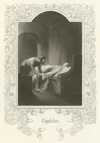 Cymbeline, Act II, Scene II (engraving)
