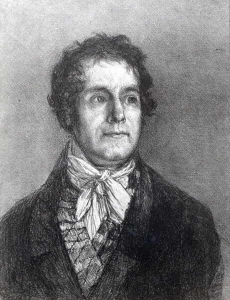 Cyprien Gaulon, 1824-5 (lithograph) (b  /  w photo)