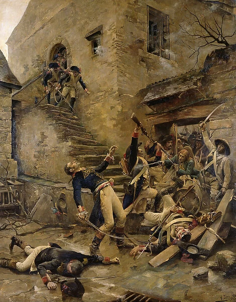 Death of General Beaupuy, 1888 (oil on canvas)