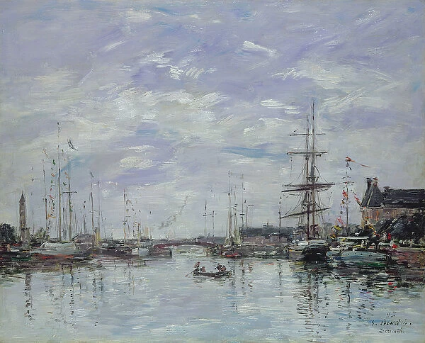 Deauville, the Dock, 1892 (panel)