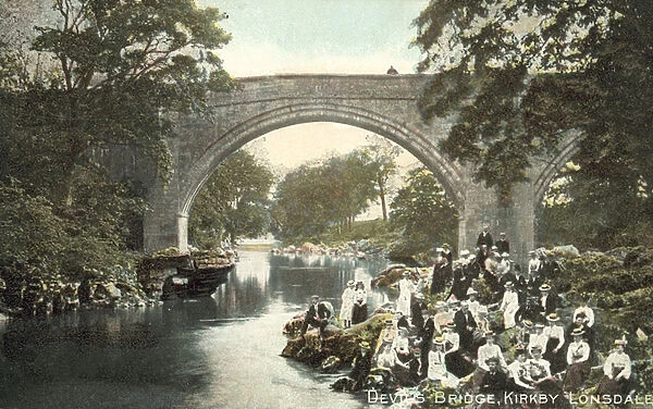 Devils Bridge, Kirkby Lonsdale (colour photo)