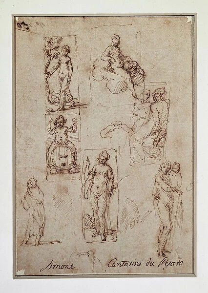Drawing Sketches, 17th century