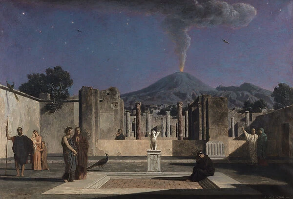 Dream in the Ruins of Pompeii, 1866 (oil on canvas)