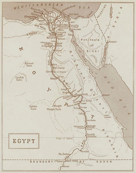 Egypt (litho)