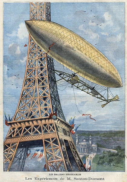 The experiences in airship balloon of Mr. Alberto Santos-Dumont (Santos Dumont