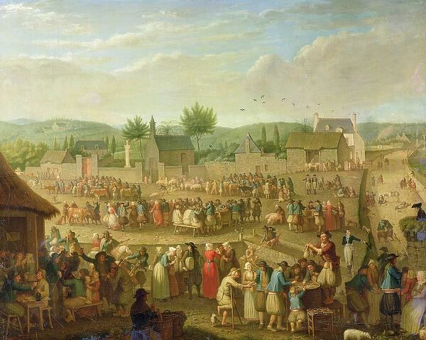 The Fair at Quimper, 1810 (oil on canvas)