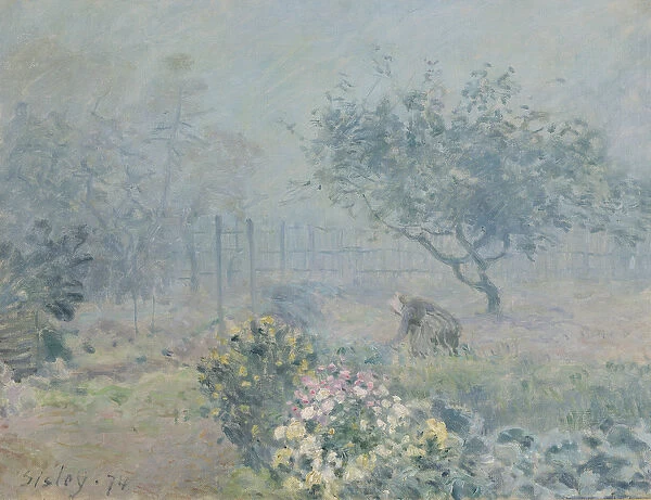 The Fog, Voisins, 1874 (oil on canvas)