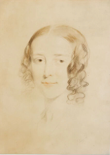 Frances Elizabeth Dickens (Fanny Burnett), 1836 (pastel & crayon on paper)