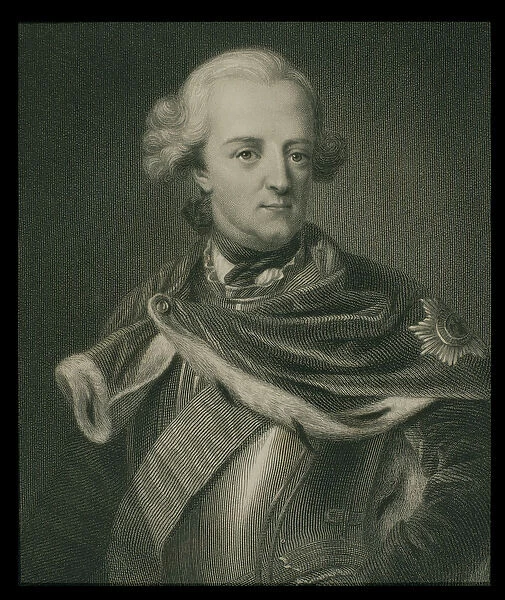 Frederick II (1712-86) King of Prussia, from The Gallery of Portraits, published 1833