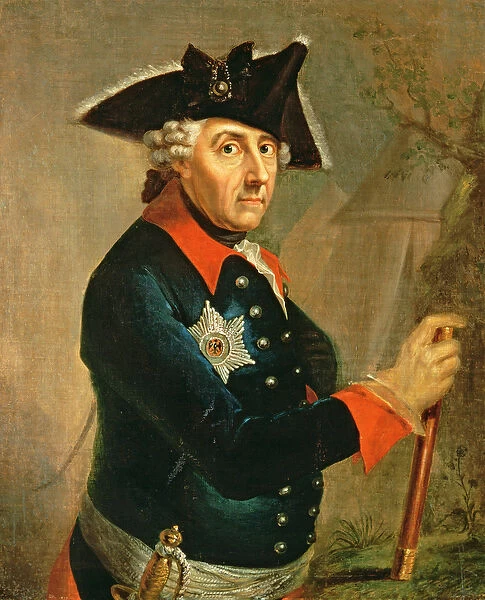 Frederick II the Great of Prussia, 1764 (oil on canvas)