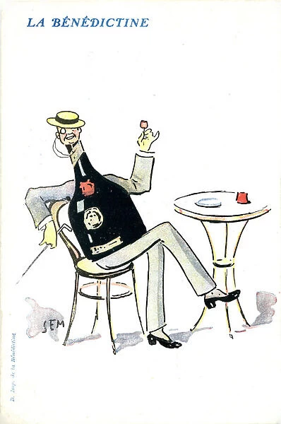 French advertisement for Benedictine liqueur