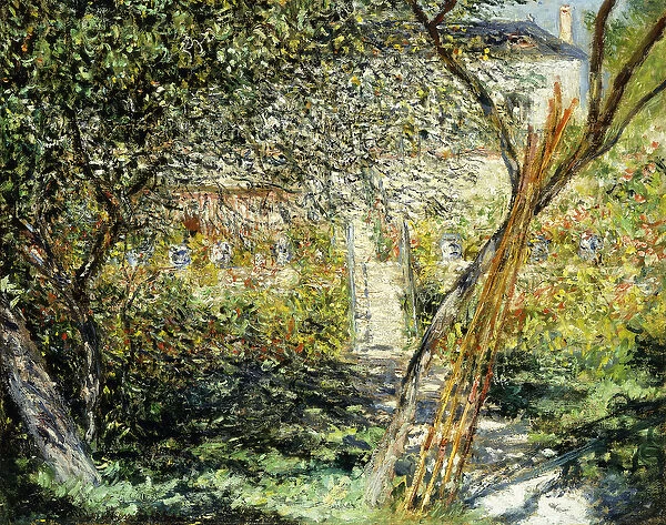 A Garden in Vetheuil; Le Jardin de Vetheuil, 1881 (oil on canvas)