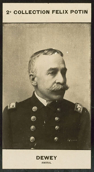 Georges Dewey, Amiral, 1837 (b  /  w photo)