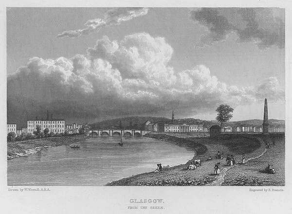 Glasgow, from the Green (engraving)