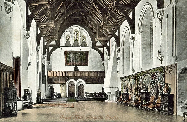 Great Hall, Arundel Castle (colour photo)