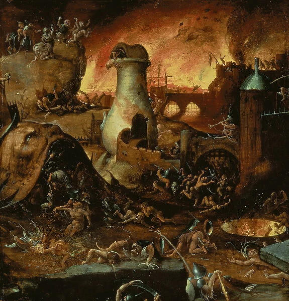 Hell (oil on panel)
