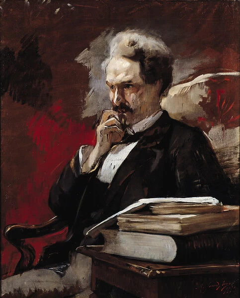 Henri Rochefort (1830-1913) (oil on canvas)