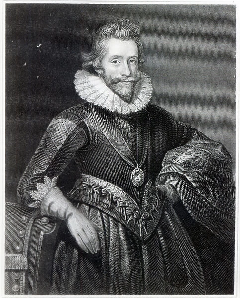 Henry Wriothesley (1573-1624), from Lodges British Portraits, 1823