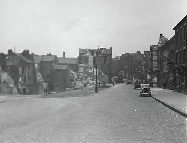 High Street East in Sunderland during demolition work in the 1930s (b  /  w photo)