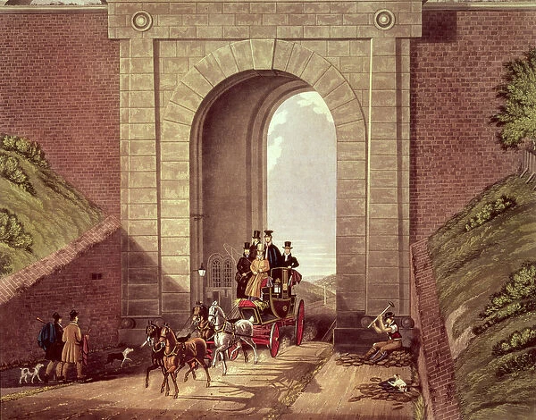 Highgate Tunnel, engraved by George Hunt, c. 1830 (engraving)