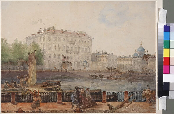 House of M. D. Tarasova at the embankment of Fontanka, by Sadovnikov