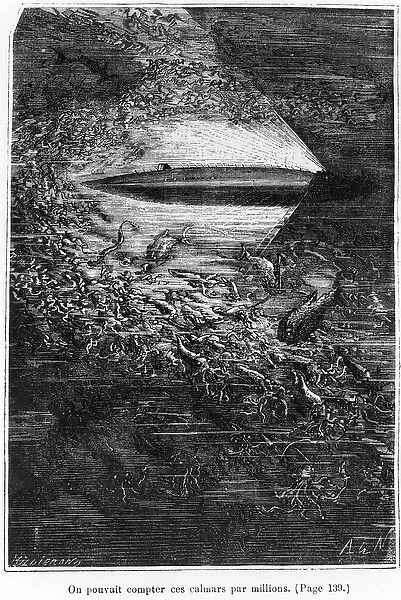 Illustration from 20, 000 Leagues Under the Sea