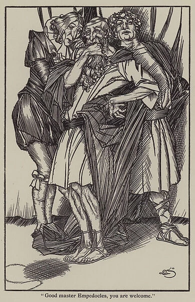 Illustration for The Essays of Elia by Charles Lamb (litho)