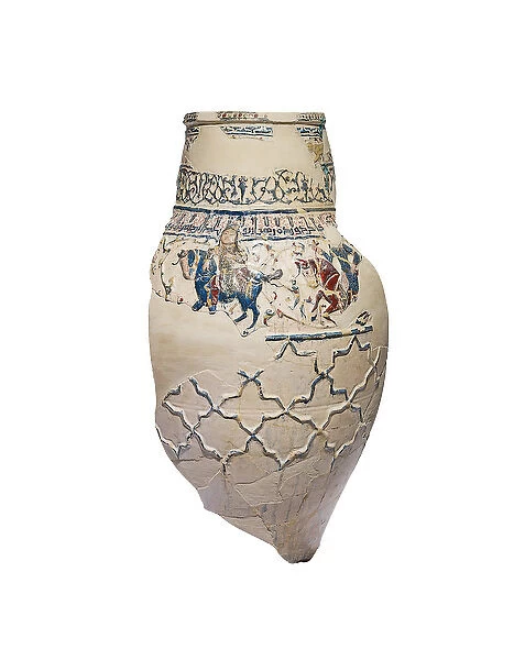 Incomplete massive Mina i pottery storage jar, Central Iran, c. 1200 (ceramic)
