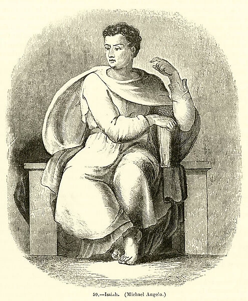 Isaiah, Michael Angelo (engraving)