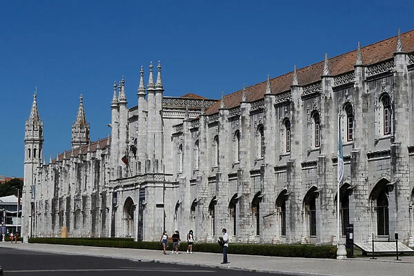 The Jeronimos Monastery or Hieronymites Monastery, a former monastery of the Order of