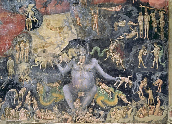 The Last Judgement, c. 1305 (fresco) (detail of 65227)