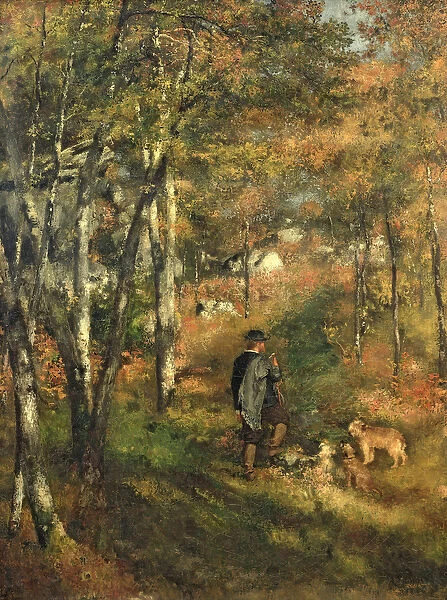 Jules Le Coeur in the Forest of Fontainebleau, 1866