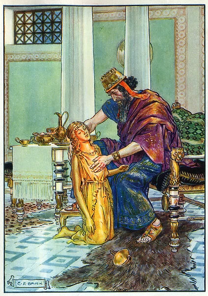 King Midas and his Daughter, from The Childrens Hour