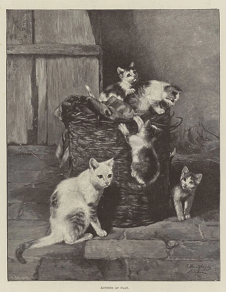 Kittens at Play (engraving)